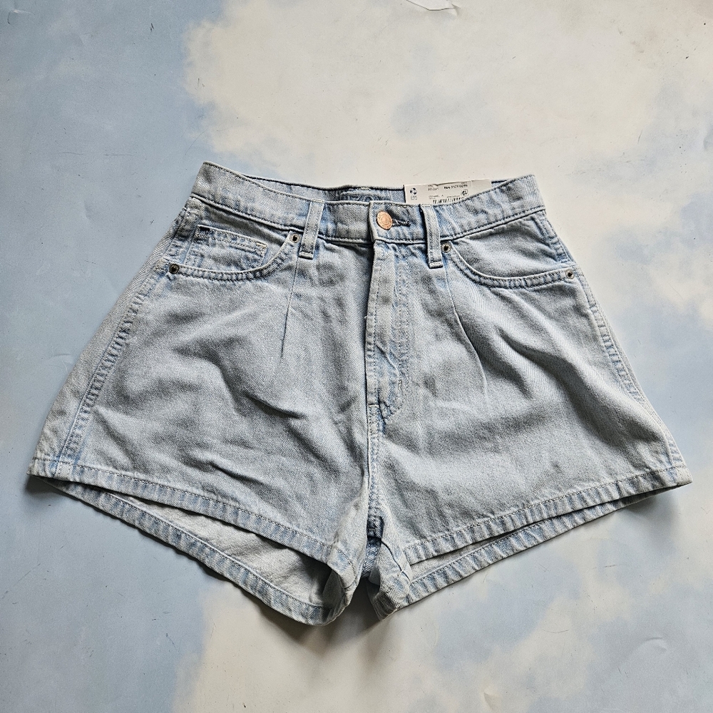 Light Blue Denim Women's Shorts